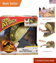 Jurassic World UNO Attack Card Game - Exciting Family Fun with Lights &amp; ... - $45.50