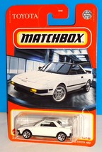 Matchbox 2021 Release #14 1984 Toyota MR2 White Lights Down Left Hand Drive - £3.14 GBP