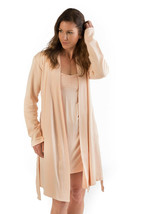 Yala Shiloh Robe Organic Cotton Bamboo - Shell Pink - Small / Medium - $124.90
