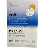 Zolt Plant-Powered Superdrink Mix Even Ginger Honey Tea 10  packets-Vegan - £9.83 GBP