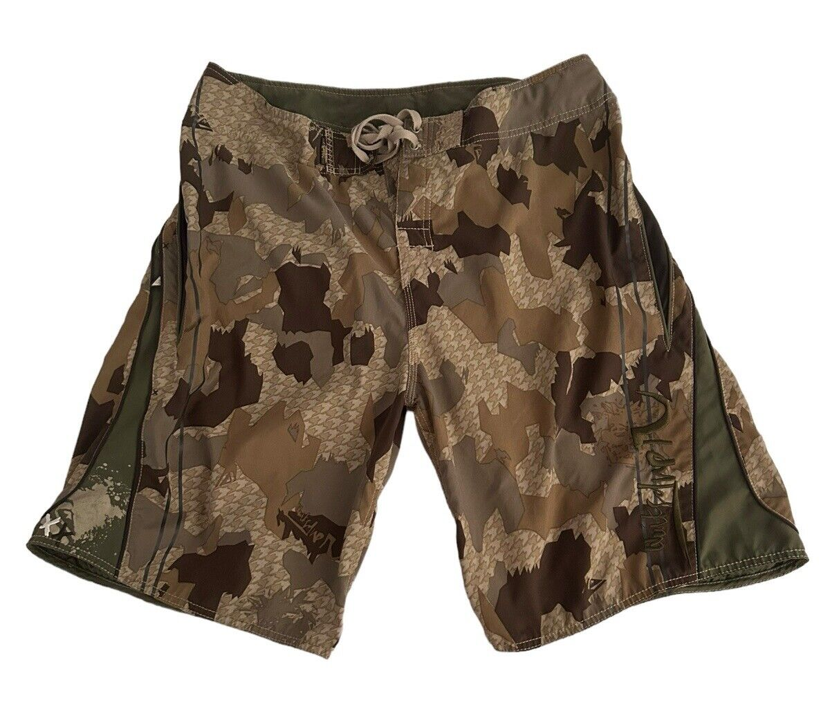 QUIKSILVER Cargo Shorts Men s 38 Camo Khaki and 50 similar items