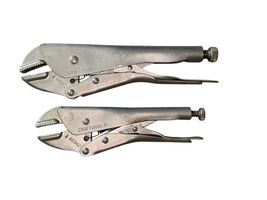Craftsman USA Locking Pliers Vise Grip Set 45341 45342 Vintage image 2