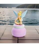 Tinker Bell Coin Bank Hand Painted Ceramic Porcelain 8 1/2 Inches Tall D... - $19.80
