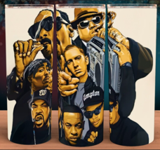 Tupac - Dre - Eminem - Ice Cube - Biggie Rap Legends OGs Cup Mug Tumbler 20oz - £16.02 GBP
