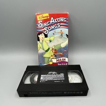 Disney&#39;s Sing Along Songs &quot;Mulan: Honor to Us All&quot; VHS Tape - £7.77 GBP