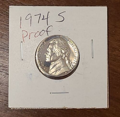 Primary image for 1974 S PROOF JEFFERSON NICKEL FROM PROOF SET 