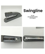 Vintage Swingline STAPLER Grey Metal Commercial Desk Stapler NY USA 8.5&quot;... - £10.00 GBP