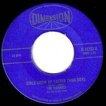 Cookies Girls Grow Up Faster Than Boys 45 rpm Only To Other People Canadian Pr - $14.84