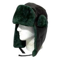 National Lampoon&#39;s Cousin Eddie Trapper Hat Faux Fur Leather Christmas V... - £18.80 GBP