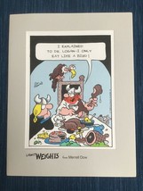 685A~ Vintage 1984 Hagar The Horrible Comic Cartoon Strip Wall Art Merrell Dow - £15.05 GBP