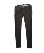 Rock Revival Celinda Fleur De Lis Skinny Green Jeans Women&#39;s Size 26  (2... - £27.93 GBP