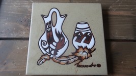 Cleo Teissedre Ceramic Wall Art Trivet 6 x 6 inches - £14.01 GBP