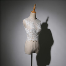 Bridal Lace Vest Tops Bridal Custom Plus Size Deep V Lace Tank Tops image 2