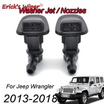 Erick&#39;s Wiper 2Pcs Front Windshield Wiper Washer Jet Nozzle For  Wrangler JK 201 - £43.07 GBP