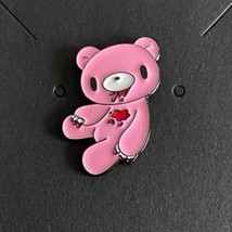 Kawaii Teddy Bear Lapel Pin Bloody Heart Brand NEW! - $10.25