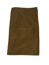 GUCCI Dust Bag Brown Made in Italy 15 1/2&quot; x 9” - $480.98 MXN
