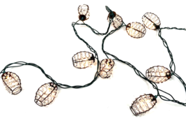 String Lights Beaded Indoor Outdoor Lantern Wire Patio 10&#39; of 10  Lanter... - $17.00