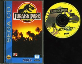 Jurassic Park Sega Cd Complete With Long Case And Manual Untested As Is - £15.69 GBP