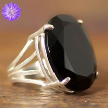 Black Onyx Gemstone 925 Silver Ring Handmade Jewelry Ring All Size - £7.46 GBP