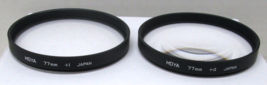 Hoya Japan 77mm  Close-Up Lens Filter Set - +1, +4 W/Pouch - $23.74
