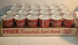 Case of 24 Campbell&#39;s Soup Can Banks Marking 125th Anniversary - $65.00