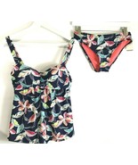 Athena 2 PC Swimsuit NEW Retro Floral Tankini Bathing Suit NWT S,M,L - $63.70 CAD