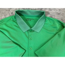 Nike Golf Dri Fit Men&#39;s Green Polo Size Large - $13.96