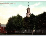 Moravian Chiesa Emaus Pennsylvania Pa Unp DB Cartolina W1 - £5.34 GBP