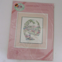 Dimensions  From the Heart  Counted Cross Stitch Kit Lakeside Gazebo 10 ... - $10.98