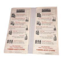 Kirby Vacuum Vintage Parts And Supplies Order Forms Set Of 2  - $13.88