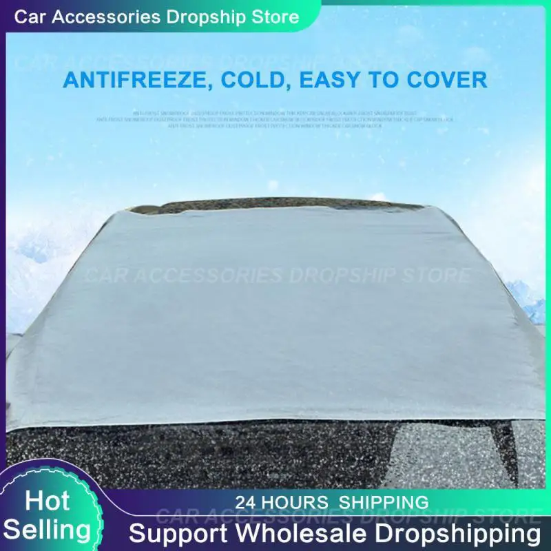 Snow Glass Cover Anti-frost Anti-freeze Sun Shadow Protector Winter Thickening - £20.36 GBP