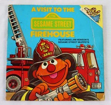 VINTAGE 1983 Sesame Street Visit to the Firehouse Children&#39;s Book Ernie - £11.67 GBP
