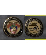 WEST POINT - US MILITARY ACADEMY MULTI-COLOR CHALLENGE COIN FLA WEST COA... - $9.89