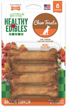 Nylabone Healthy Edibles Chews Bacon Petite 64 count (8 x 8 ct) Nylabone Healthy - £68.92 GBP