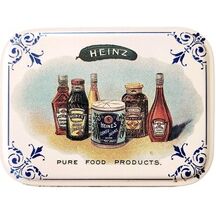 1994 Heinz Pure Food Products Vintage Tin Pittsburgh Bristolware Tin Box... - €17,16 EUR