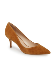 New Charles David Brown Leather Suide Pointy Pumps Size 8.5 M $99 - £60.97 GBP