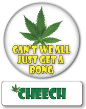 CHEECH of CHEECH and CHONG Name Badge Magnet Fastener &amp; Button Halloween Costume - £14.34 GBP