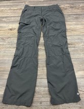 Columbia Women Pants Hiking Casual Onmi-Shade Sun Protection Gray Size 8... - $17.82