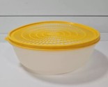 Tupperware Colander Strainer Bowl 1835 With Flow Through Seal 3 Quart Ye... - $11.83