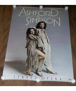 Ashford &amp; Simpson Street Opera Promo Poster Vintage 1982 Capitol Records - $75.21 CAD
