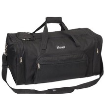 Everest Luggage Classic Gear Bag - Medium, Navy - Black - $38.60