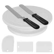 Kootek Cake Decorating Kit Baking Supplies Cake Turntable with 2 Frostin... - $32.29