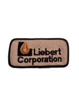 Vintage Liebert Corporation Embroidered Uniform 4&quot;x2&quot; Sew-on Patch - $12.75