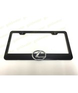 3D Lexus Logo Emblem Black Powder Coated Metal Steel License Plate Frame... - $23.92