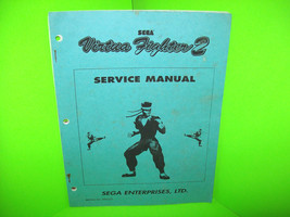 VIRTUA FIGHTER 2 Original Video Arcade Game Service Instruction Manual   - £19.75 GBP