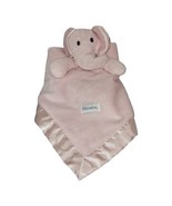 Vitamins Baby Plush Lovey Pink Elephant Security Blanket Satin Trim 2011... - £8.05 GBP