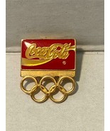 Coca Cola USA Olympic Rings Souvenir Collectable  Hat / Lapel Barcelona ... - £6.25 GBP
