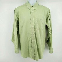 Orvis Men&#39;s Shirts Size L Green Check Plaid Long-sleeve - £13.96 GBP