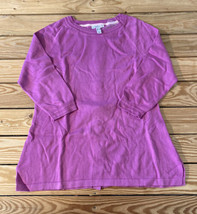Isaac Mizrahi Live NWOT Women’s Button back sweater size XS Plum blossom BN - $16.73