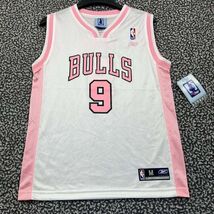 Chicago Bulls Deng #9 Jersey Shirt Youth Girls Medim 10-12 Reebok NBA V-... - $68.50 CAD